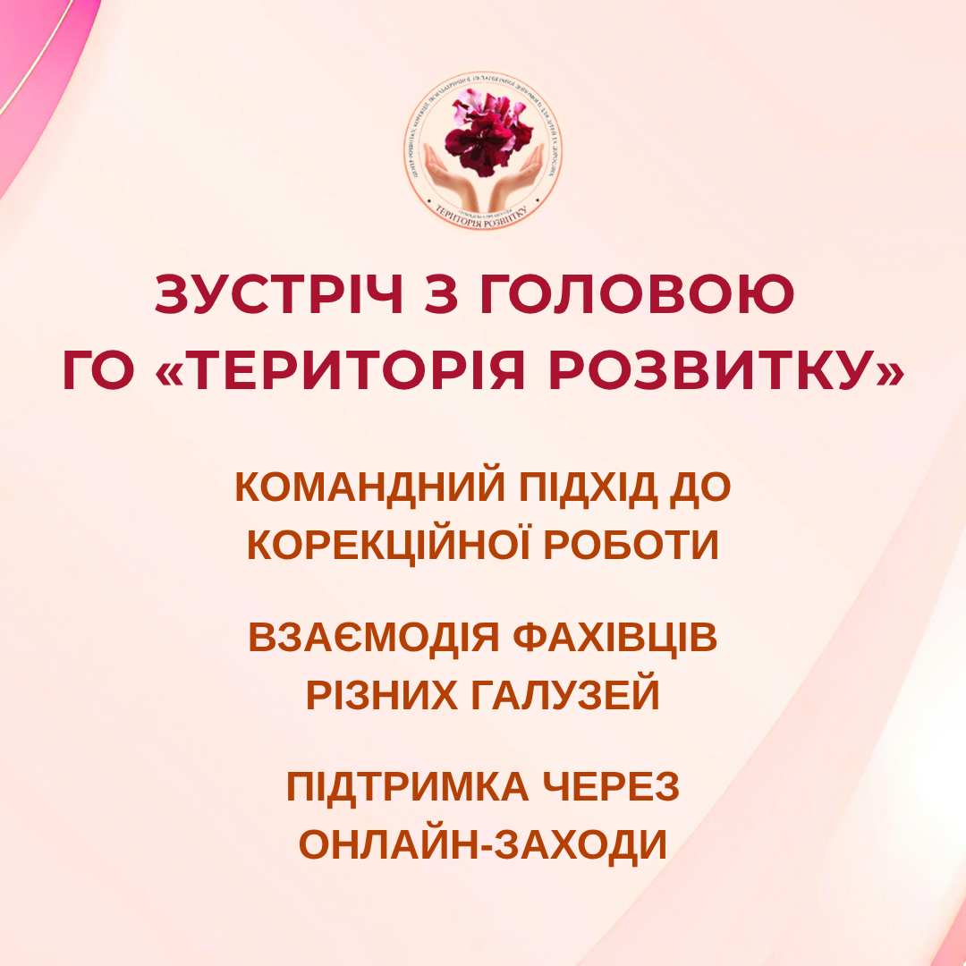 Зустріч з головою громадської організацією «Територія розвитку»