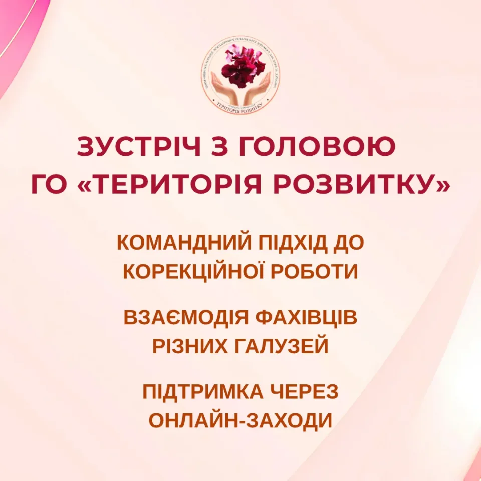 Зустріч з головою громадської організацією «Територія розвитку»